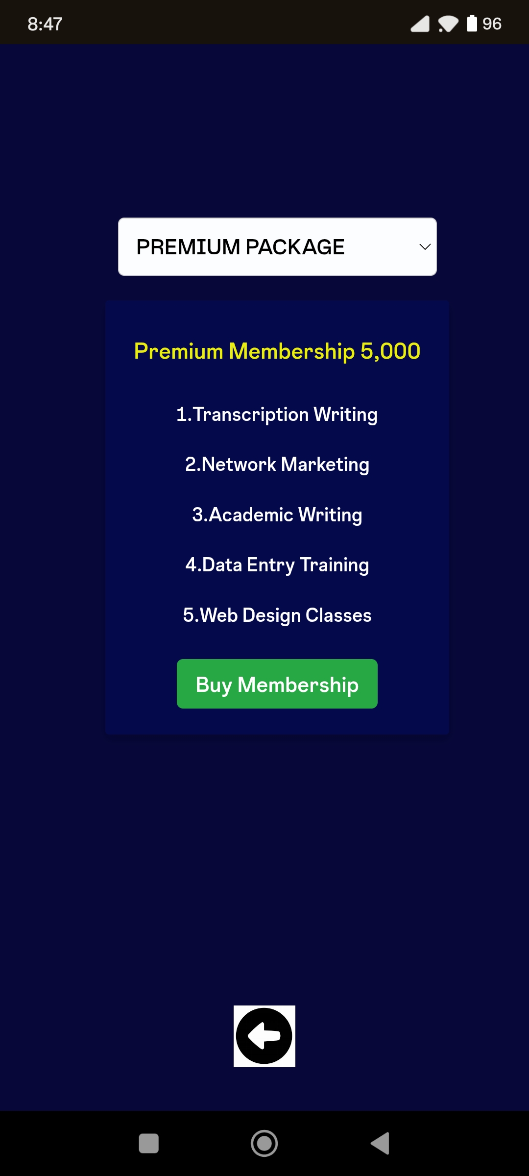 Premium package